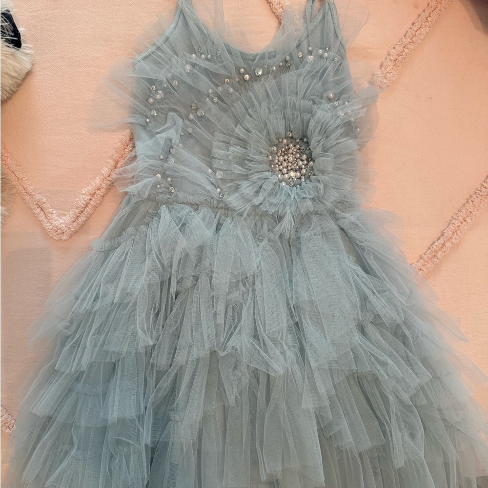 Tutu Dumonte Elegant Blue Little Girls’s Dress size 4-5